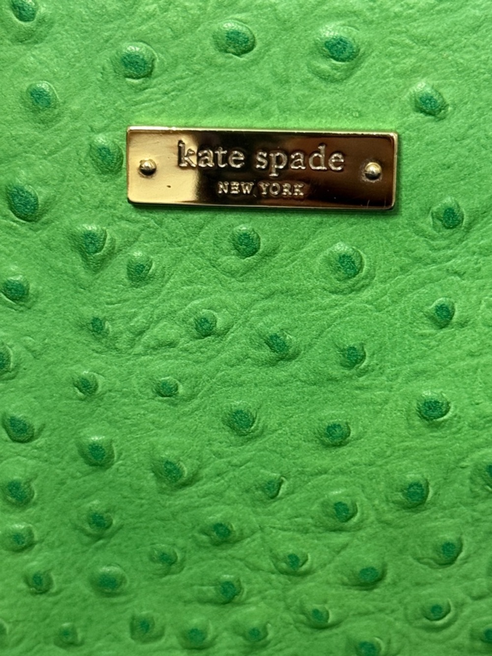 Kate Spade ostrich pattern handbag EUC - Picture 4 of 16